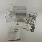 Vintage Pasta Dumpling Mincing Machine With Manual. Fixed Price $30.00.