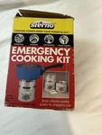 Vintage Sterno Emergency Cooking Stove Kit. Fixed Price $24.00.