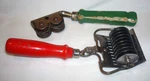 Red Wooden Handle Noodle Pasta Pastry Cutter Roller Kitchen Utensil Can Opener. Fixed Price $5.00.