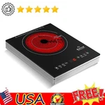 1600W Single Burner Electric Cooktop Infrared Hot Plate W/sensor Touch Control. Fixed Price $108.74.