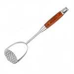 Redant 13.5" Stainless Steel Potato Masher With 13.5*3.15*3.15 In, Wood. Fixed Price $22.31.
