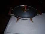 Vtg Mcm Atomic Starburst Mirro Medallion Aluminum Space Age Serving Dish #3. Fixed Price $169.99.