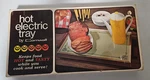 Vintage Hot Electric Tray By Cornwell Model 1418 Walnut - Tested And Works. Fixed Price $19.99.