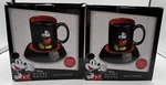 Intertek Disney Mickey Mouse Black Ceramic Mug And Warmer Lot Of 2. Fixed Price $50.00.