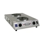 Cadco CDR-1TFB 13-1/2" Electric Countertop Hotplate W/ (2) Tubular Burners, V.... Fixed Price $359.83.