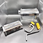 Pasta Queen Deluxe 150MM Manual Maker Machine & Cutter Attachment Himark. Fixed Price $50.36.