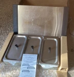 Broilking TBS-3 Triple Stainless Steel Buffet Server/warming Tray -original Box. Fixed Price $76.75.