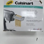 Cuisinart Roller & Cutter Attachment PRS-50 Stainless Steel For SM-50 Mixer. Fixed Price $99.00.