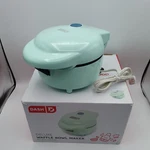 Dash Deluxe Waffle Bowl Maker Machine Aqua Mint Non-stick 750W Breakfast Dessert. Fixed Price $30.00.