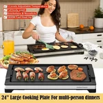 1800W Electric Barbecue Grill Hot Plate 5 Control Smokeless Indoor Bbq Table Top. Fixed Price $35.99.