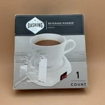 Dashing Electric Beverage Warmer, White, New Open Box. Fixed Price $7.17.