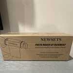 Newsets Pasta Maker Attachment Stainless Steel Manual Model NP-0894. Fixed Price $64.95.