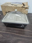 Vintage Tasty Temp Hot Or Cold Food Server 2 Compartment Dome Lid #4510. Fixed Price $29.95.