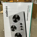 Cusimax Hot Plate Electric,countertop Triple Infrared Burners, Silver. Fixed Price $164.99.