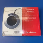 Brookstone Beverage Coffee/tea Warmer Hi/low Heat Settings 236117. Fixed Price $9.98.