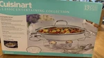 Cuisinart Classic Entertaining Collection 13.5 2.5 Quart Oval Buffet Server Ex. Fixed Price $49.97.