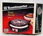 Vintage Toastmaster Basic Burner 6415 Single Electric Four Settings W/box. Fixed Price $14.99.