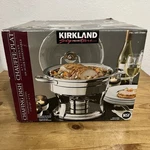 Kirkland 5 Qt Stainless Steel Chafing Dish. Fixed Price $60.00.