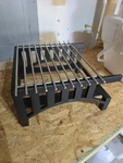 Cal-mil 1363-13 Black Steel Mission Style 14" X 12" Butane Stove Frame. Fixed Price $122.00.