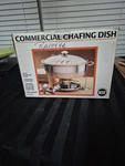 Seville Classics Commercial 4 Qt Chafing Dish Stainless Steel - Vintage. Fixed Price $40.00.