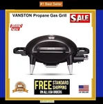 Vanston Propane Gas Grill Single Burner Portable Bbq Built-in Thermometer. Fixed Price $98.95.