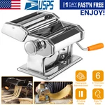 Stainless Steel Fresh Pasta Noodle Maker Roller & Cutter Manual Hand Crank Home. Fixed Price $33.41.