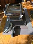 7389 Vtg Pasta Noodle Maker Made In Italy Columbus Modello & Marchio Depositat. Fixed Price $70.00.