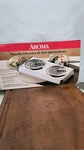 New--aroma Electric Range Double Burner Portable Cooktop Freestanding Stove. Fixed Price $38.38.