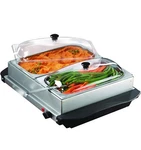 Brentwood Double Buffet Server & Warming Tray (two 1.5 Qt. Removable Pans. Fixed Price $45.00.