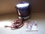 Vintage West Bend Patio Server Bean Pot Working Heat Rite Base. Fixed Price $19.95.