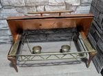 Read Vintage Copper Buffet Warming Tray Chafing Dish Lid Stand Holder. Fixed Price $99.95.