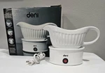 Deni Electric Ceramic Gravy Boat Warmer & Base Pour Sauces Syrup Dressings Dips. Fixed Price $18.50.