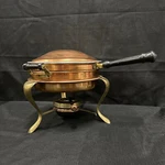 Ernest Sohn Creations Copper Chafing Dish Set Vintage Mid Century Dbl Warmer. Fixed Price $48.99.