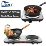Uten Gourmet 1000W Cast Iron Burner, 5 Heat, Portable For Rv/dorm/office,compact. Fixed Price $28.66.