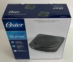 Oster Solid Single Burner CKSTSB100-B 900W Electric Hot Plate Table Stove Gs. Fixed Price $39.63.