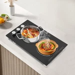 Electric Cooktop Led Stovetop 2 Burners 1100W & 600W!!. Fixed Price $104.58.