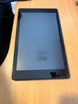 Amazon Tablet-fire 10 Black Portable Sleek Design Lightweight Touchscreen. Fixed Price $50.00.