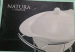 Natura By Godinger 1 Qt Porcelain Covered Baker Tealight Warmer #6389 Nib S4. Fixed Price $14.00.