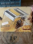 Vintage Marcato Atlas Pasta Machine Made Italy With Clamp Handle Box. Fixed Price $65.00.