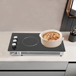 Electric Cooktop Led Stovetop 2 Burners 1100W & 600W. Fixed Price $104.59.