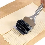 1 Pc Stainless Steel Noodle Cutter Roller - Pasta Dough Slicer For Kitchen. Fixed Price $14.98.