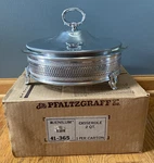 Pfaltzgraff Buenilum 3PC 2QT Pyrex Insert Casserole Dish With Lid & Stand 41-365. Fixed Price $35.00.
