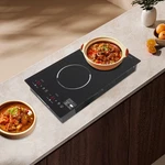 4000W Digital Dual Induction Cooktop Countertop/built 2 Burners Stove Cooker. Fixed Price $136.92.