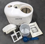 Gelato By Lello 4070 Frozen Dessert Automatic Ice Cream Maker 1 Quart. Fixed Price $189.50.
