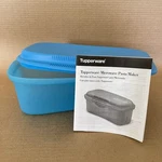 Tupperware Microwave Pasta Maker Spaghetti Cooker Steamer Strainer #6775 Blue. Fixed Price $18.95.