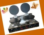 New Techtongda Electric Ice Cream Cone Maker Machine Dual Baker Iron 110V. Fixed Price $189.20.