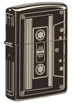 Zippo Cassette Tape Black Ice Windproof Pocket Lighter, 150-081166. Fixed Price $59.95.
