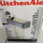 Kitchenaid Kpra 3-PIECE Pasta Roller & Cutter Attachment Set Made In Italy. Fixed Price $76.92.