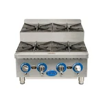 Globe GHPSU424G 24" Countertop Step-up Gas Hotplate With (4) Burners, 120.000.... Fixed Price $1991.15.