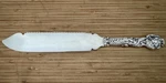 Old Gorham Versailles 10 1/2 Sterling Cake Saw Serving Knife 3.85 Troy Ounces. Fixed Price $375.00.